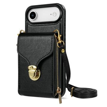 iPhone Air Alt-i-et cover med pung og rem - Sort