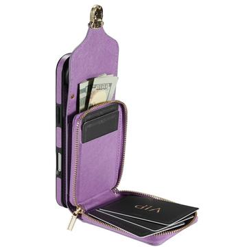 iPhone Air Alt-i-et cover med pung og rem - Lilla