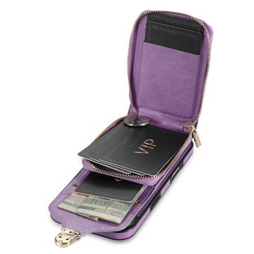 iPhone Air Alt-i-et cover med pung og rem - Lilla