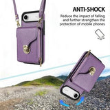 iPhone Air Alt-i-et cover med pung og rem - Lilla