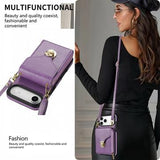 iPhone Air Alt-i-et cover med pung og rem - Lilla