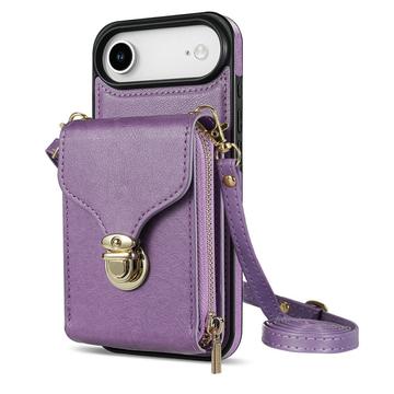 iPhone Air Alt-i-et cover med pung og rem - Lilla