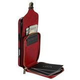 iPhone Air Alt-i-et cover med pung og rem - rød