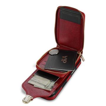 iPhone Air Alt-i-et cover med pung og rem - rød