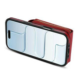 iPhone Air Alt-i-et cover med pung og rem - rød