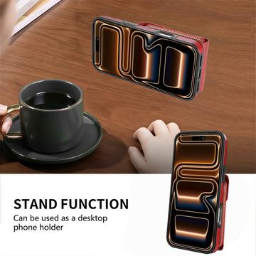 iPhone Air Alt-i-et cover med pung og rem - rød