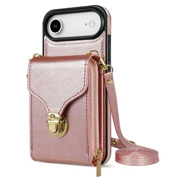 iPhone Air Alt-i-et cover med pung og rem - Rødguld