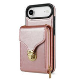 iPhone Air Alt-i-et cover med pung og rem - Rødguld