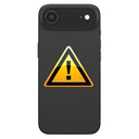 iPhone Air Bagcover Reparation - kun glasset - Sort