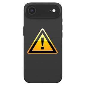 iPhone Air Bagcover Reparation - kun glasset - Sort