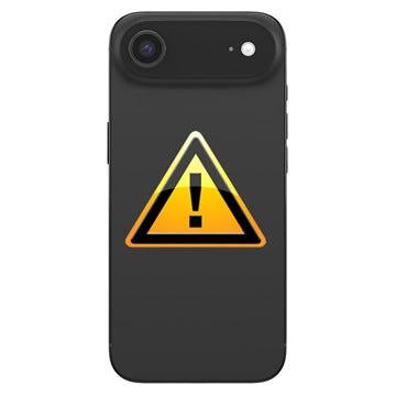 iPhone Air Bagcover Reparation - kun glasset - Sort