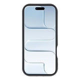 iPhone Air TPU-cover med Sommerfugleprint - Sort