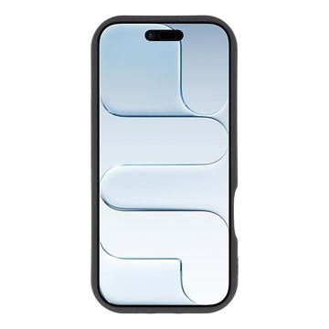 iPhone Air TPU-cover med Sommerfugleprint - Gul / Sort