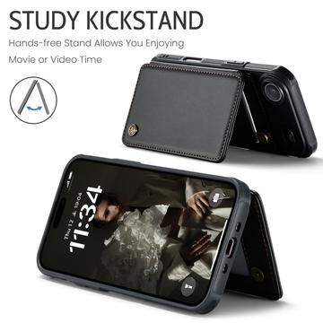 iPhone Air Caseme C22-etui RFID-kortpung - Sort
