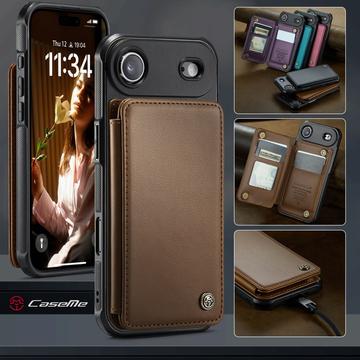 iPhone Air Caseme C22-etui RFID-kortpung - brun