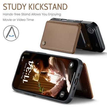 iPhone Air Caseme C22-etui RFID-kortpung - brun