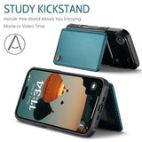 iPhone Air Caseme C22-etui RFID-kortpung - grøn