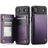 iPhone Air Caseme C22-etui RFID-kortpung - lilla