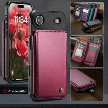 iPhone Air Caseme C22-etui RFID-kortpung - rød
