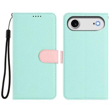 iPhone Air aftageligt pungetui med MagSafe, RFID-beskyttelse og håndrem - Mynte / Pink