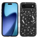 iPhone Air Galvaniseret glitter cover - MagSafe-kompatibel - Sort