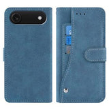 iPhone Air Elegant retro-pungetui med roterende kortholder - Blå