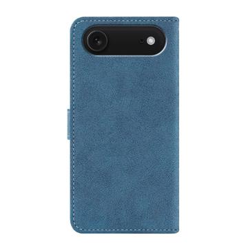 iPhone Air Elegant retro-pungetui med roterende kortholder - Blå
