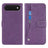 iPhone Air Elegant retro-pungetui med roterende kortholder - Lilla