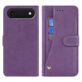 iPhone Air Elegant retro-pungetui med roterende kortholder - Lilla