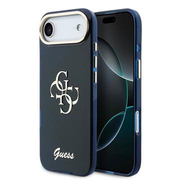 iPhone Air Guess IML 4G Script Metal Logo Cover - Blå