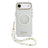 iPhone Air Guess IML Glitter Script Rem Cover - MagSafe-kompatibel - Gennemsigtig