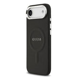 iPhone Air Guess Saffiano Hybrid Cover - MagSafe Kompatibel - Sort