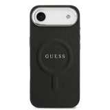 iPhone Air Guess Saffiano Hybrid Cover - MagSafe Kompatibel - Sort