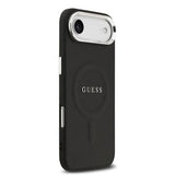 iPhone Air Guess Saffiano Hybrid Cover - MagSafe Kompatibel - Sort