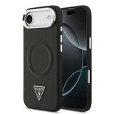 iPhone Air Guess Triangle Logo Cover - MagSafe-kompatibel - Sort