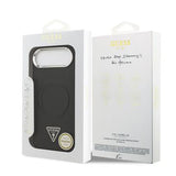 iPhone Air Guess Triangle Logo Cover - MagSafe-kompatibel - Sort