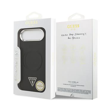 iPhone Air Guess Triangle Logo Cover - MagSafe-kompatibel - Sort