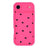 iPhone Air stødsikkert TPU-cover med hjertemønster og forhøjede kanter - Hot Pink