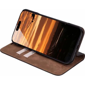 iPhone Air JT Berlin BookCase Tegel Flip Lædercover - Sort