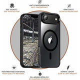 iPhone Air JT Berlin Pankow Hybrid MagSafe Cover - sort / klar