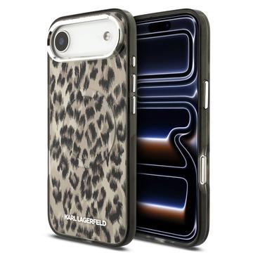iPhone Air Karl Lagerfeld IML Leopard Cover - MagSafe-kompatibel - Brun