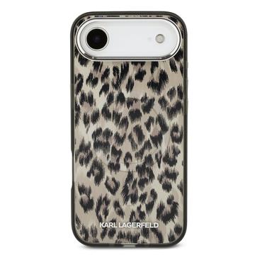 iPhone Air Karl Lagerfeld IML Leopard Cover - MagSafe-kompatibel - Brun