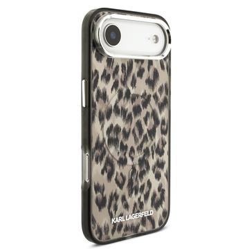 iPhone Air Karl Lagerfeld IML Leopard Cover - MagSafe-kompatibel - Brun