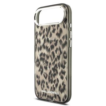 iPhone Air Karl Lagerfeld IML Leopard Cover - MagSafe-kompatibel - Brun