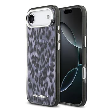 iPhone Air Karl Lagerfeld IML Leopard Cover - MagSafe-kompatibel - Grå