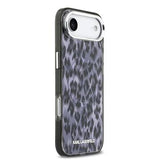iPhone Air Karl Lagerfeld IML Leopard Cover - MagSafe-kompatibel - Grå