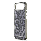 iPhone Air Karl Lagerfeld IML Leopard Cover - MagSafe-kompatibel - Grå