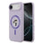 iPhone Air Karl Lagerfeld Karl and Choupette MagSafe Cover i flydende silikone - Lilla