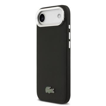 iPhone Air Lacoste Iconic Petit Pique Kamerastativ Cover - MagSafe-kompatibel - Sort