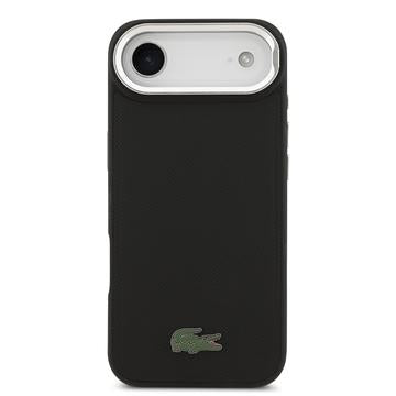 iPhone Air Lacoste Iconic Petit Pique Kamerastativ Cover - MagSafe-kompatibel - Sort